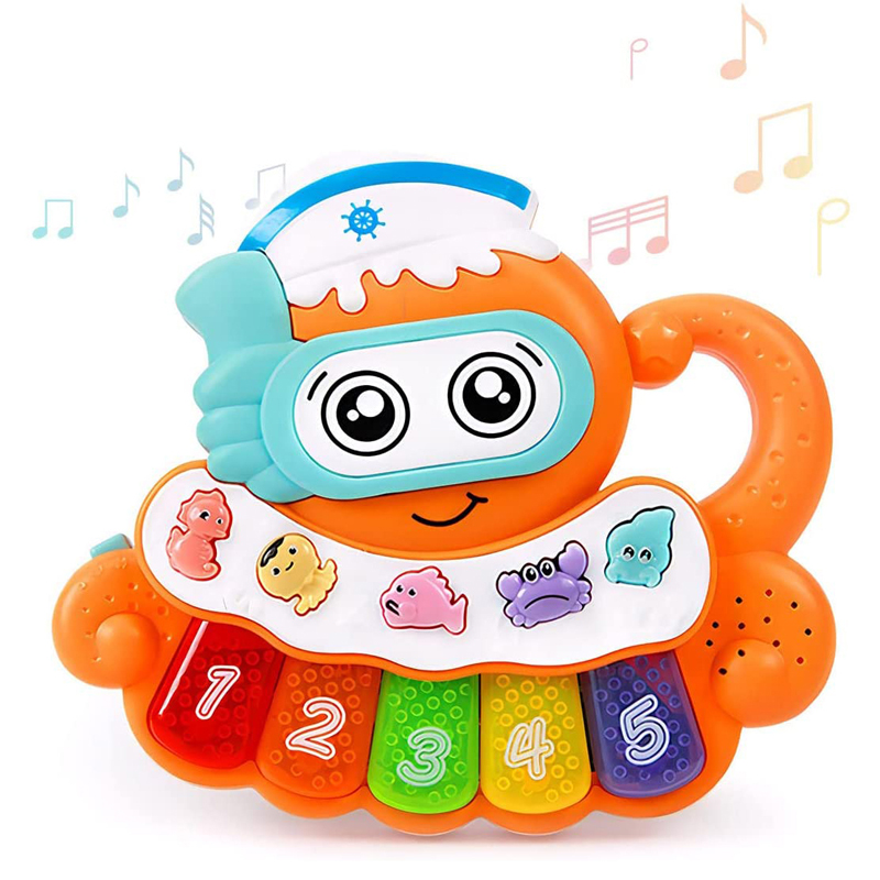 Octopus electronic keyboard baby toy