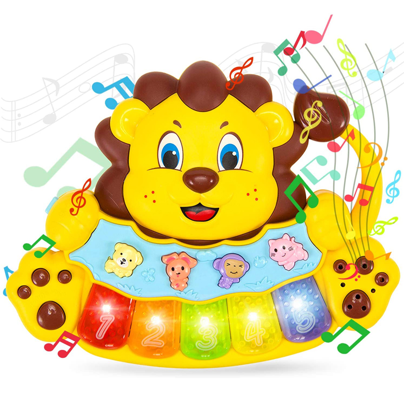 Lion electronic keyboard baby toy