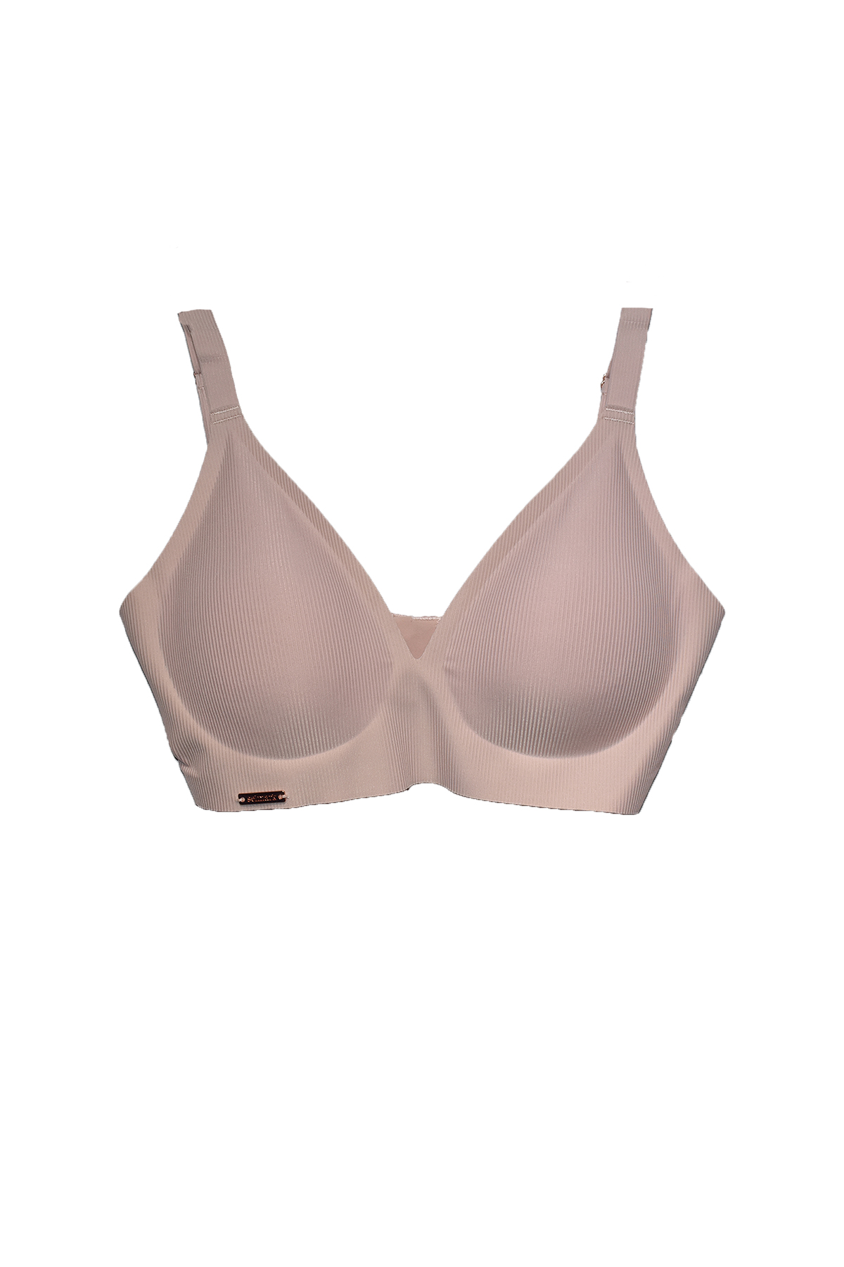 V-neck non-feeling bra