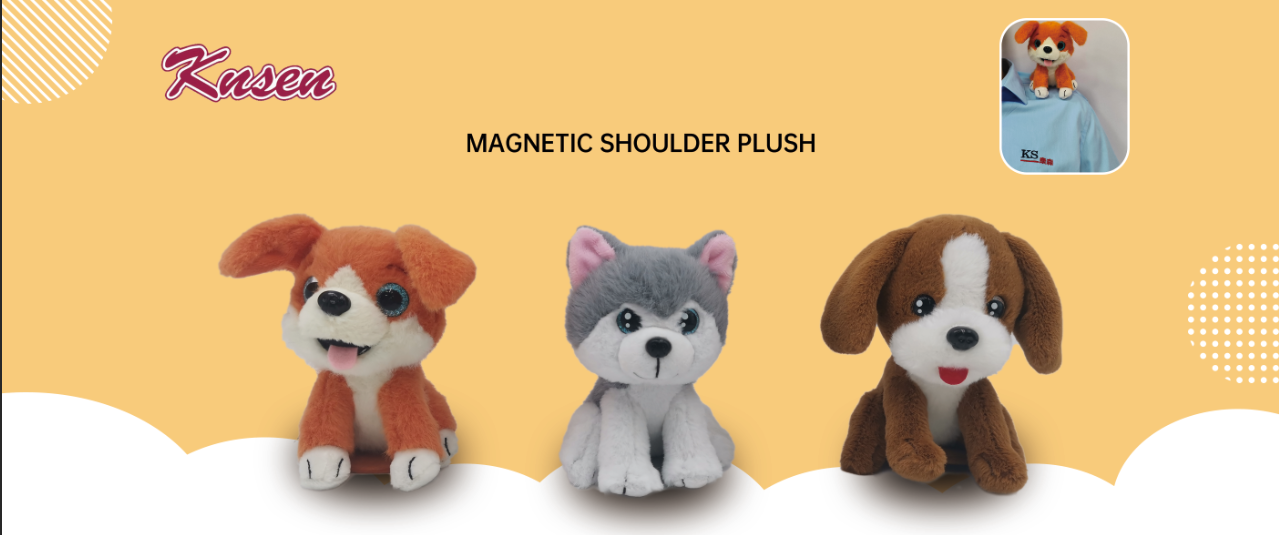 Magnetis shoulder plush