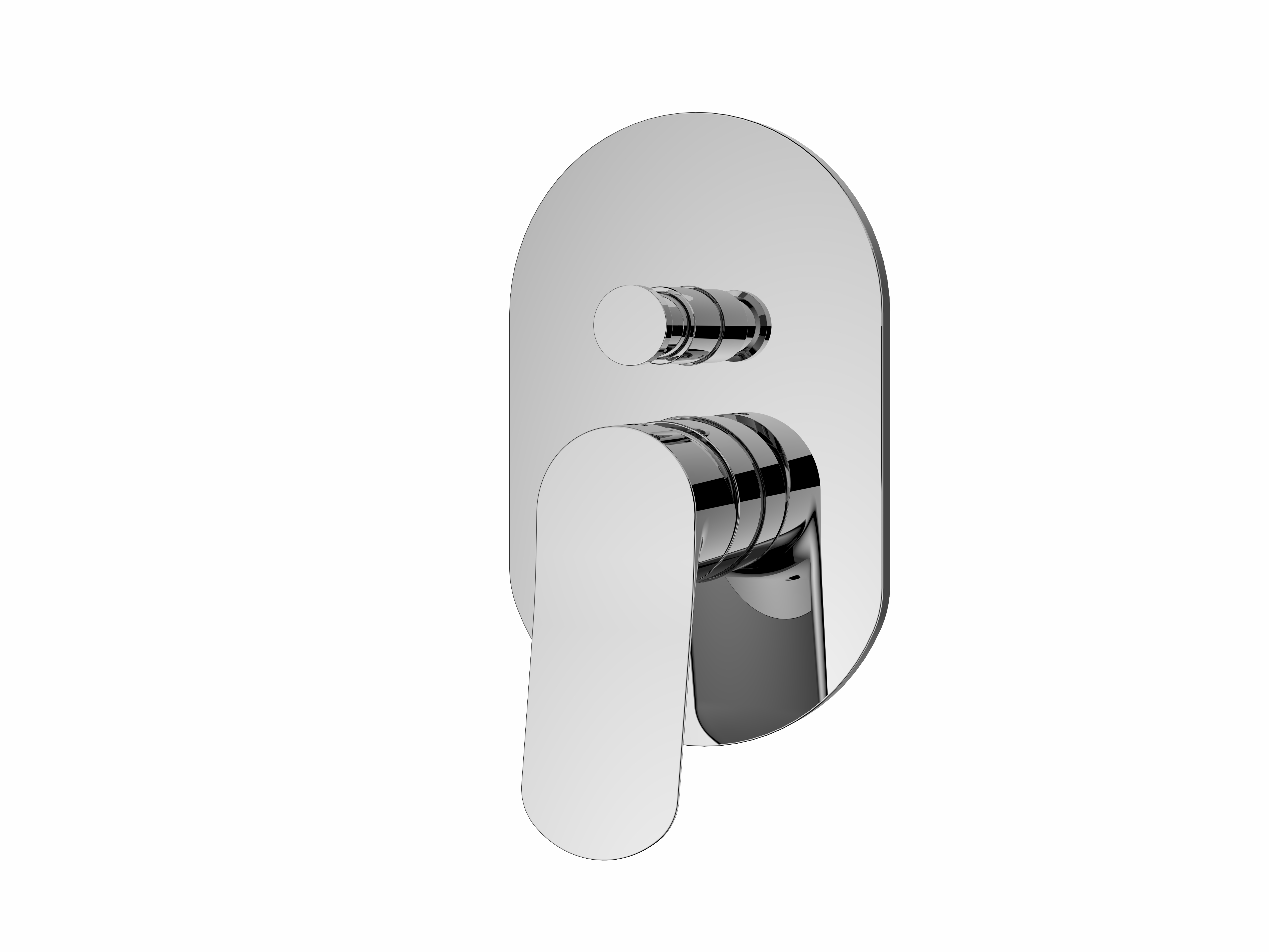 FLOVA Single lever concealed 4-way bath/shower mixer with diverterr