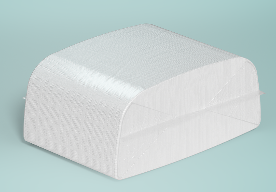 Off fold napkin