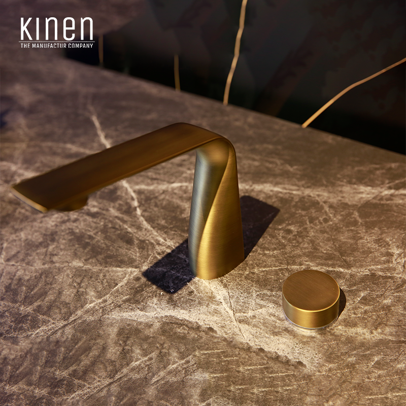 Kinen Vogue Series in-Motion Digital Intelligence Single Lever Deck Mounted Basin Mixer in Chrome