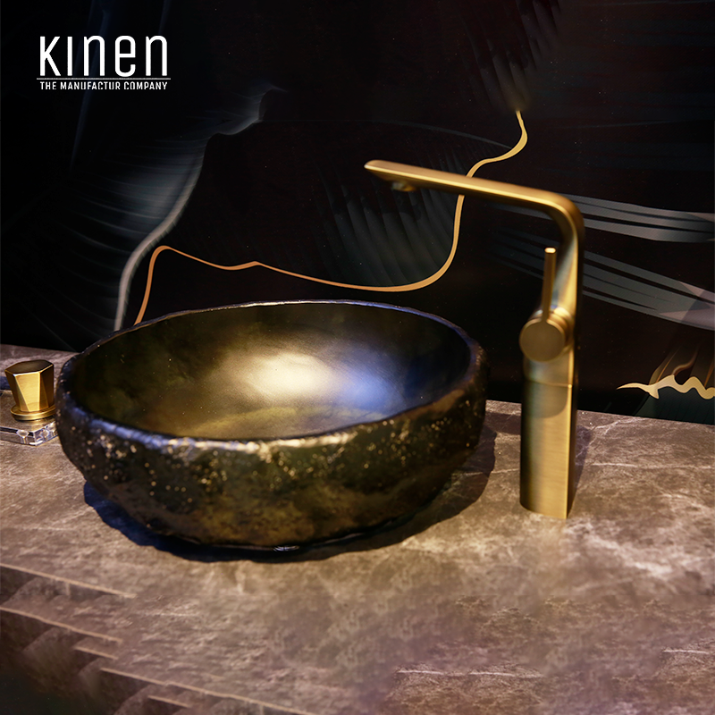 Kinen Vogue Series Single Lever Tall Basin Mixer in Chrome