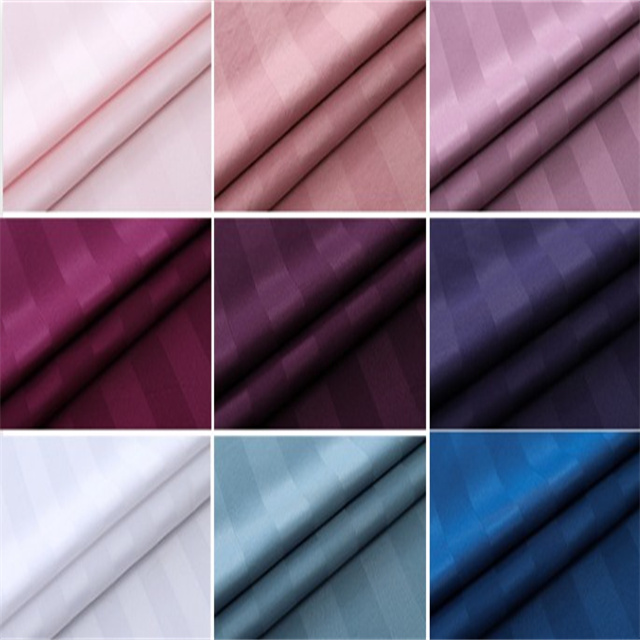 100% polyester satin stripe fabric