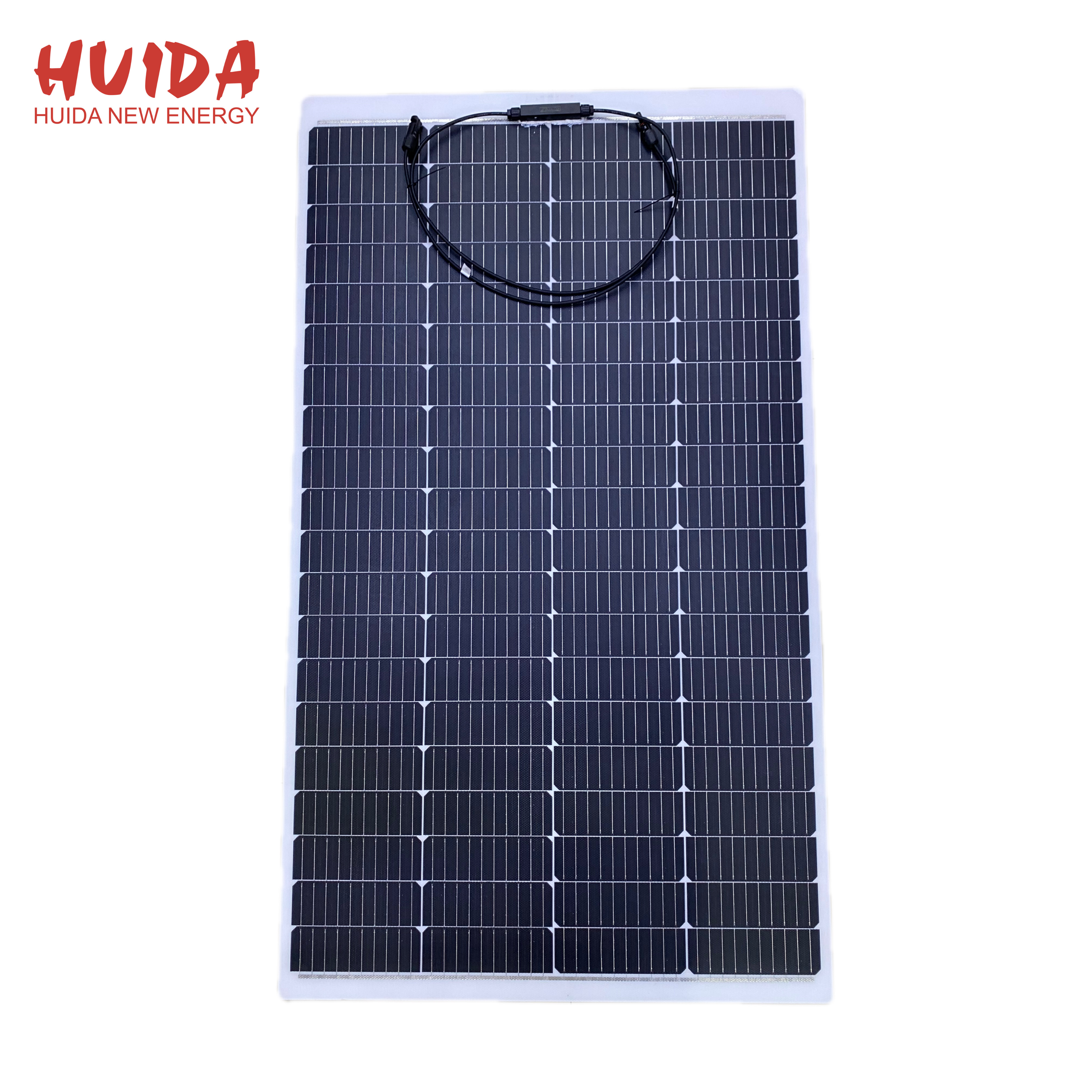 Flexible 200W monocrystalline solar panel with bendable ETFE material