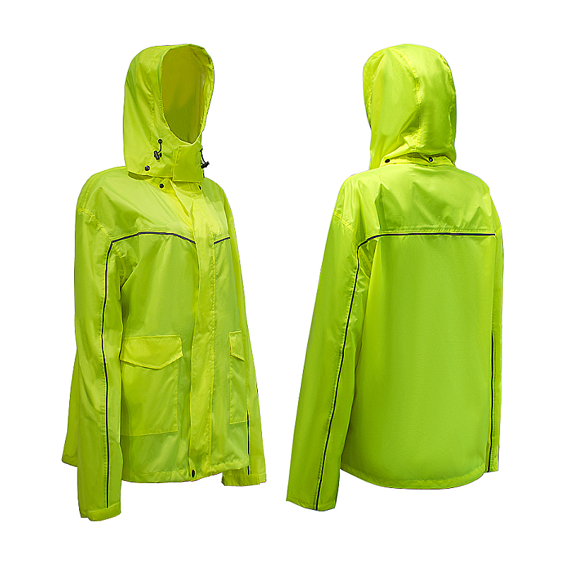 Motorcycle riding raincoat and rain pants