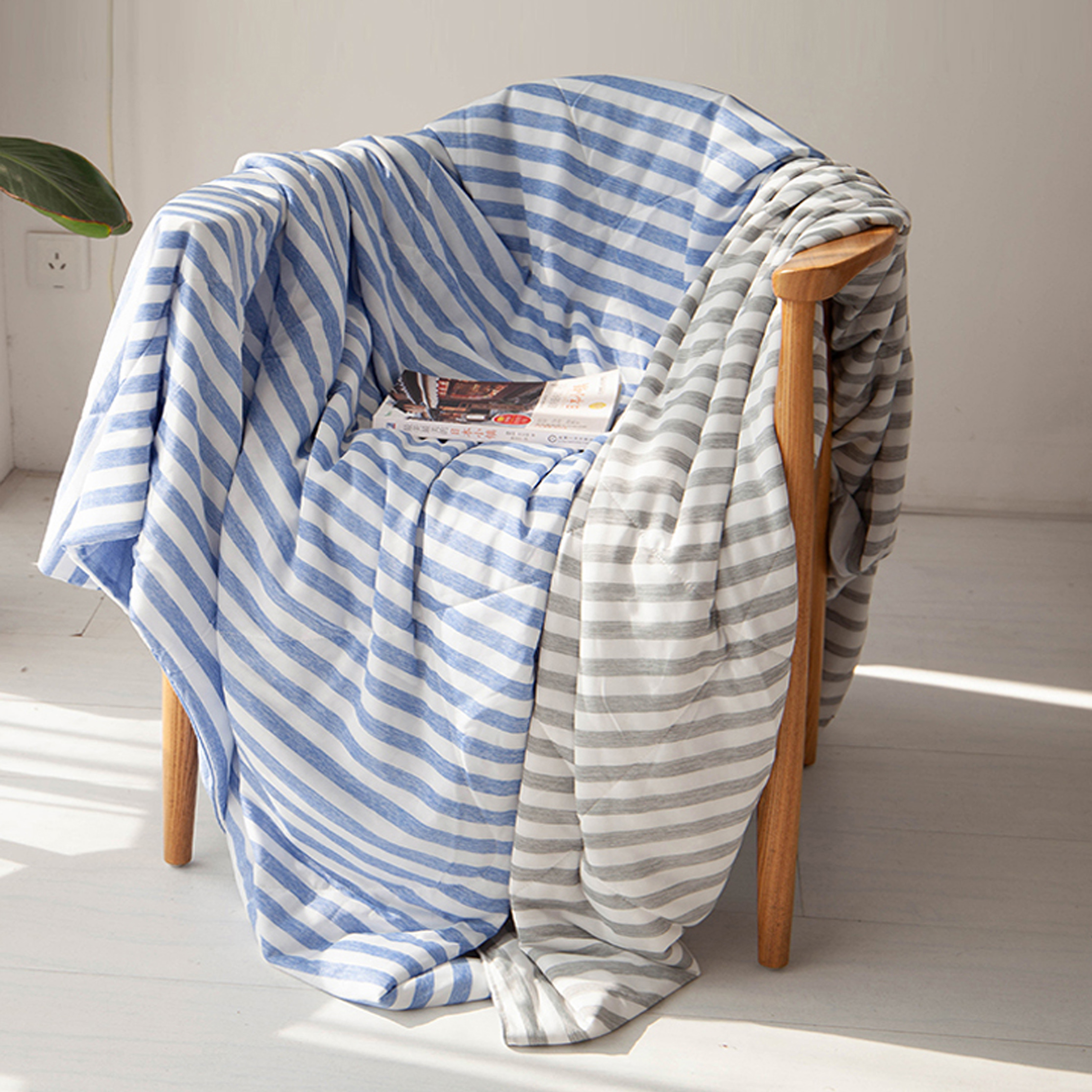 Unprinted striped cold sensation