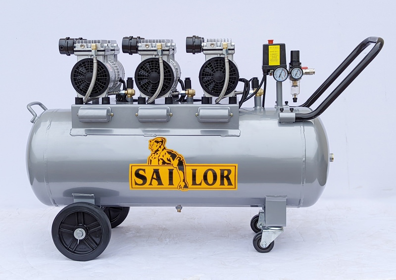OF30100TREU 3.0HP 100L Professional Oil-Free Air Compressor Direct Drive