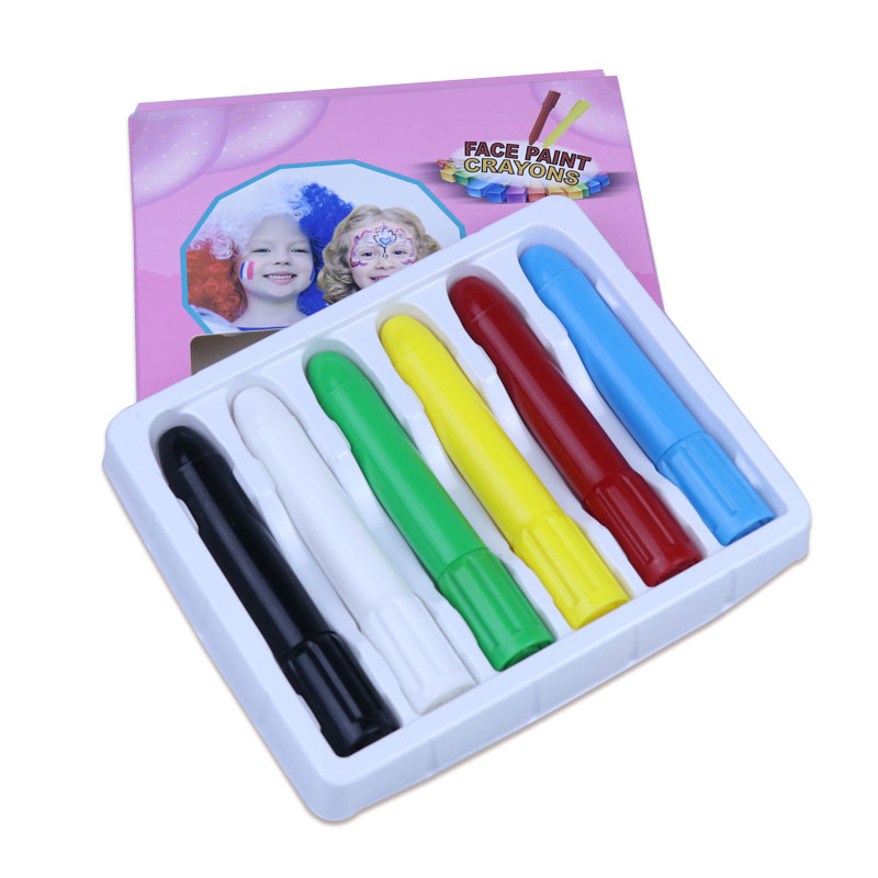 Face Paint Safe & Non-Toxic Face and Body Crayons for Kids