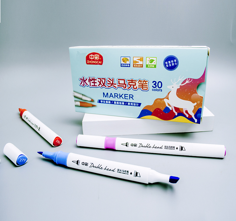 1010B Small Triangle Art Marker with dual-tip