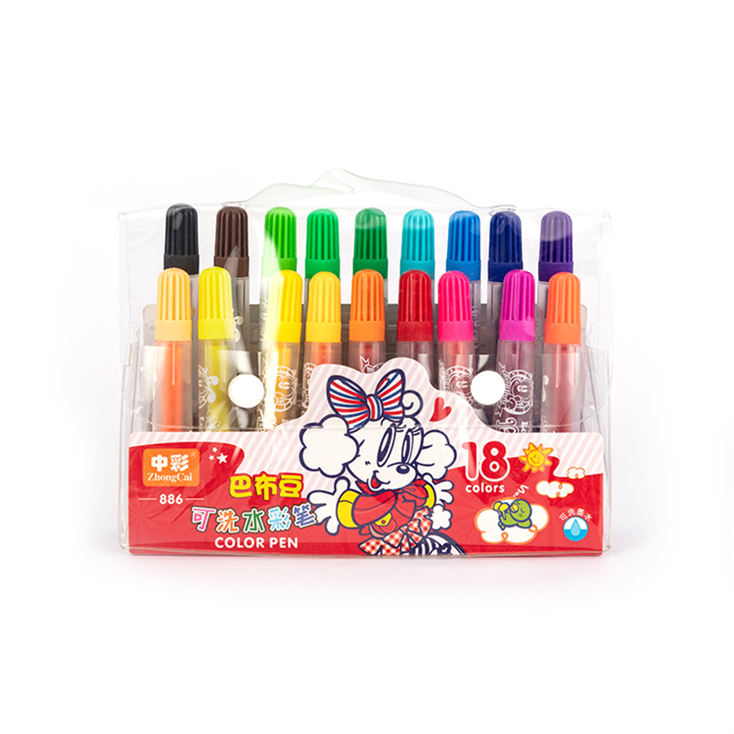 886 round tip water color pen