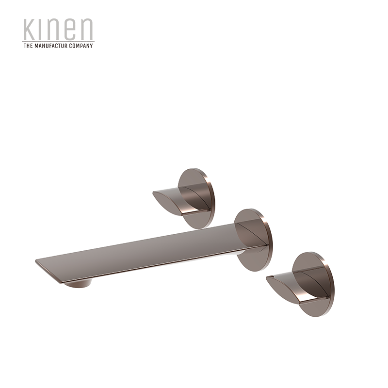 Kinen Vogue Series Double Lever Basin Mixer For Concealed Installation in Chrome