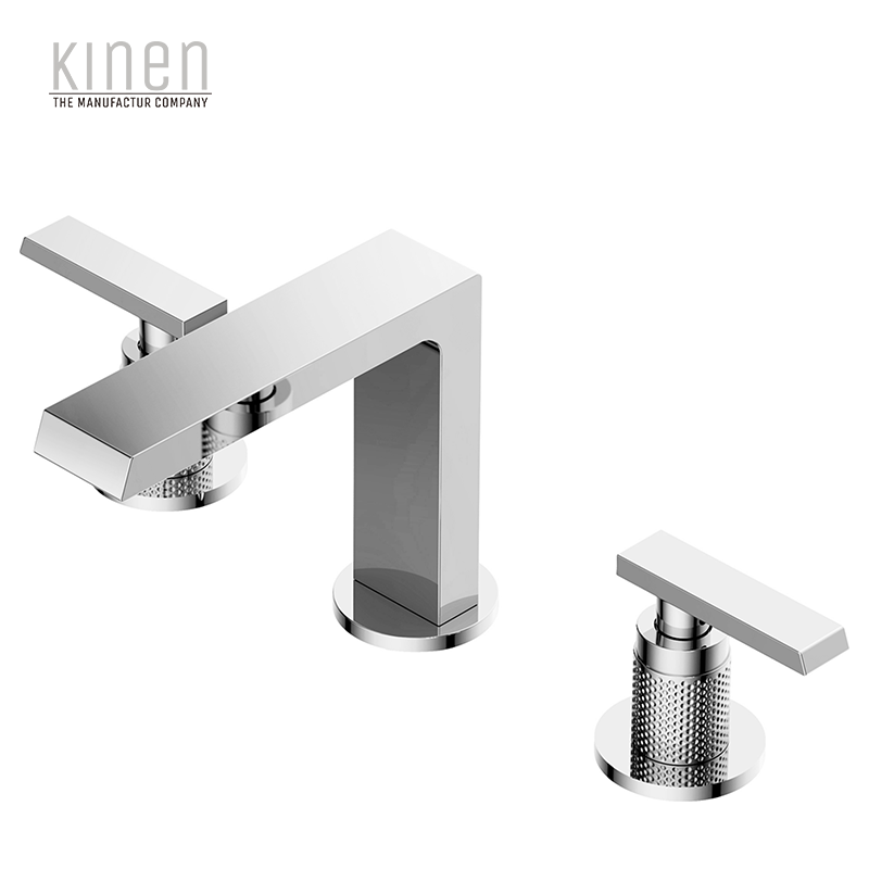 Kinen Avenue Series 3-hole Basin Mixer in Chrome