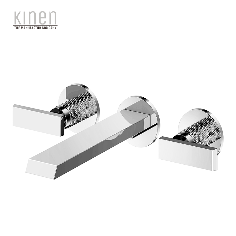 Kinen Avenue Series Double Lever Basin Mixer For Concealed Installation in Chrome