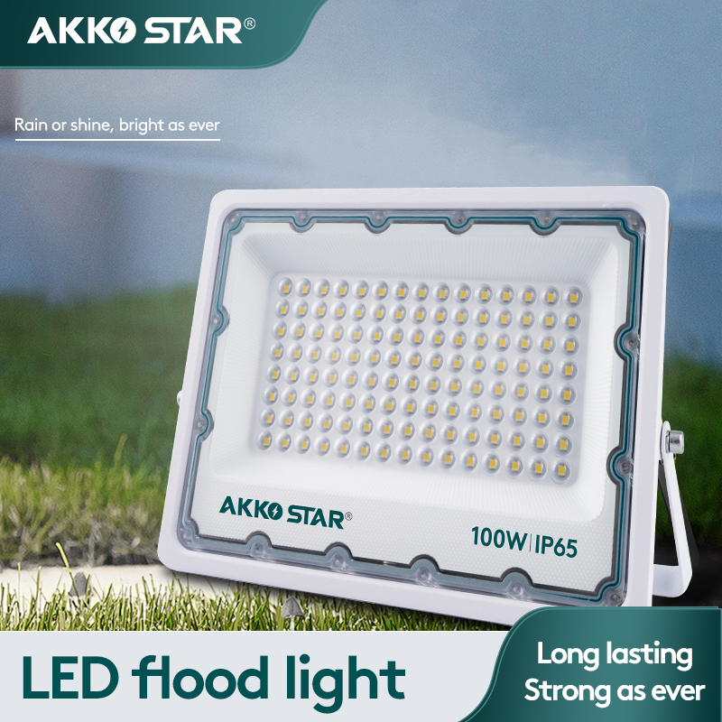 AKKOSTAR FLOODLIGHT 6500K 100W IP 65 3-year warranty