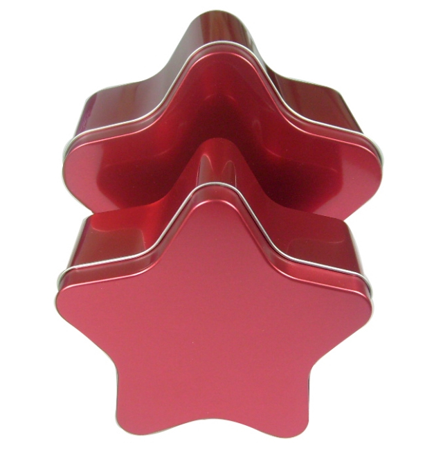 Star shape tinbox