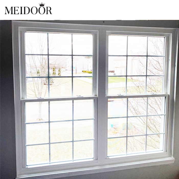 French Style Outward Opening Low-E Glass Insect Screens Single Fiberglass Aluminum Hung Window