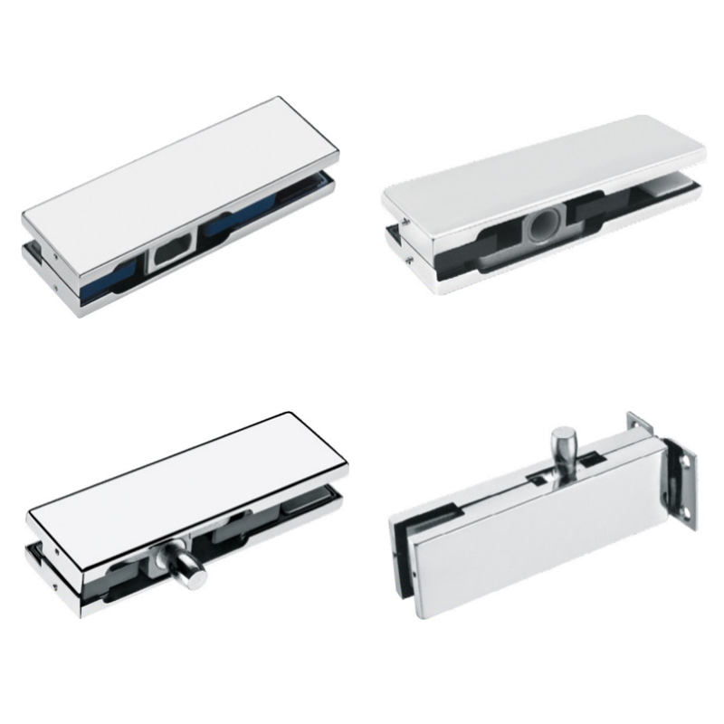 Glass door patch fitting