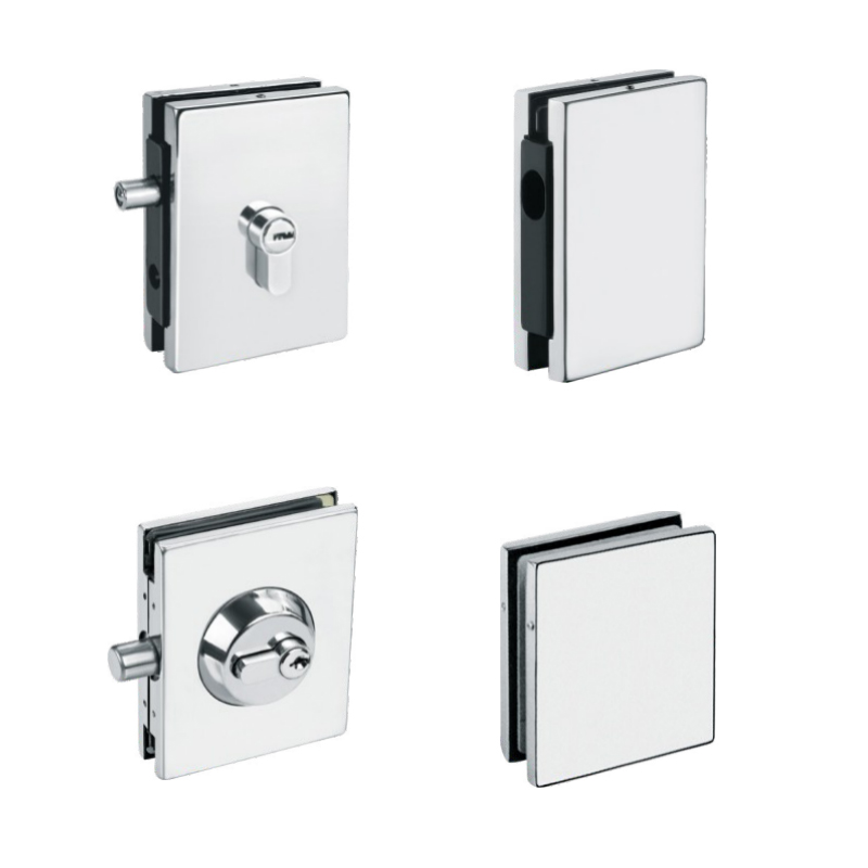 glass door patch fitting