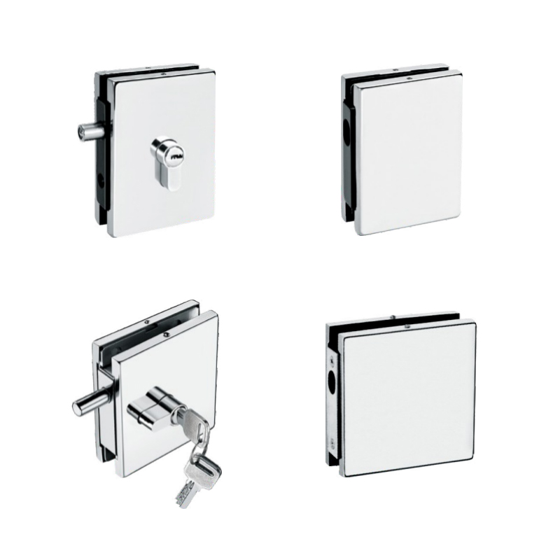 glass door patch fitting