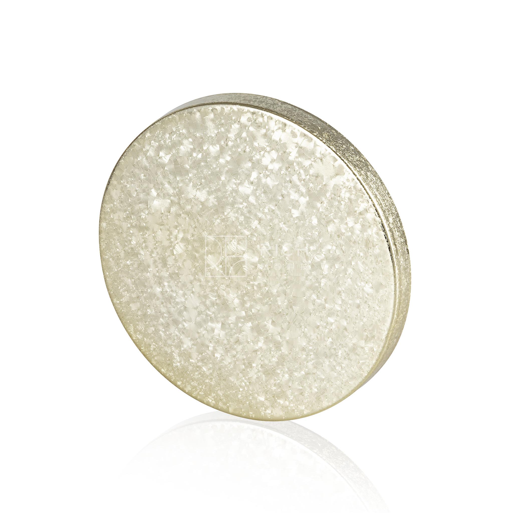 UV Plating Cracking Gold Iron Candle Jar Lid