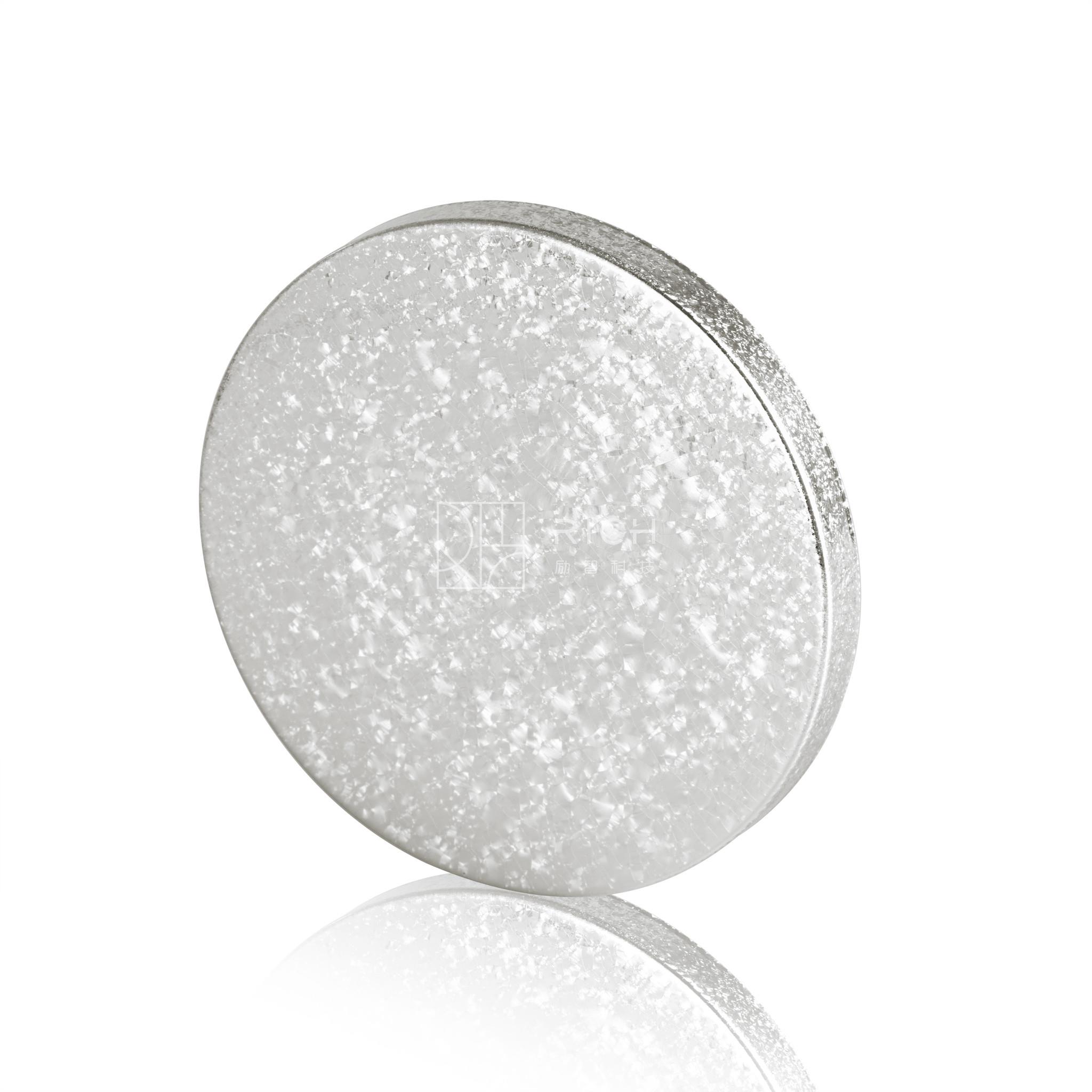 UV Plating Cracking Silver Iron Candle Jar Lid