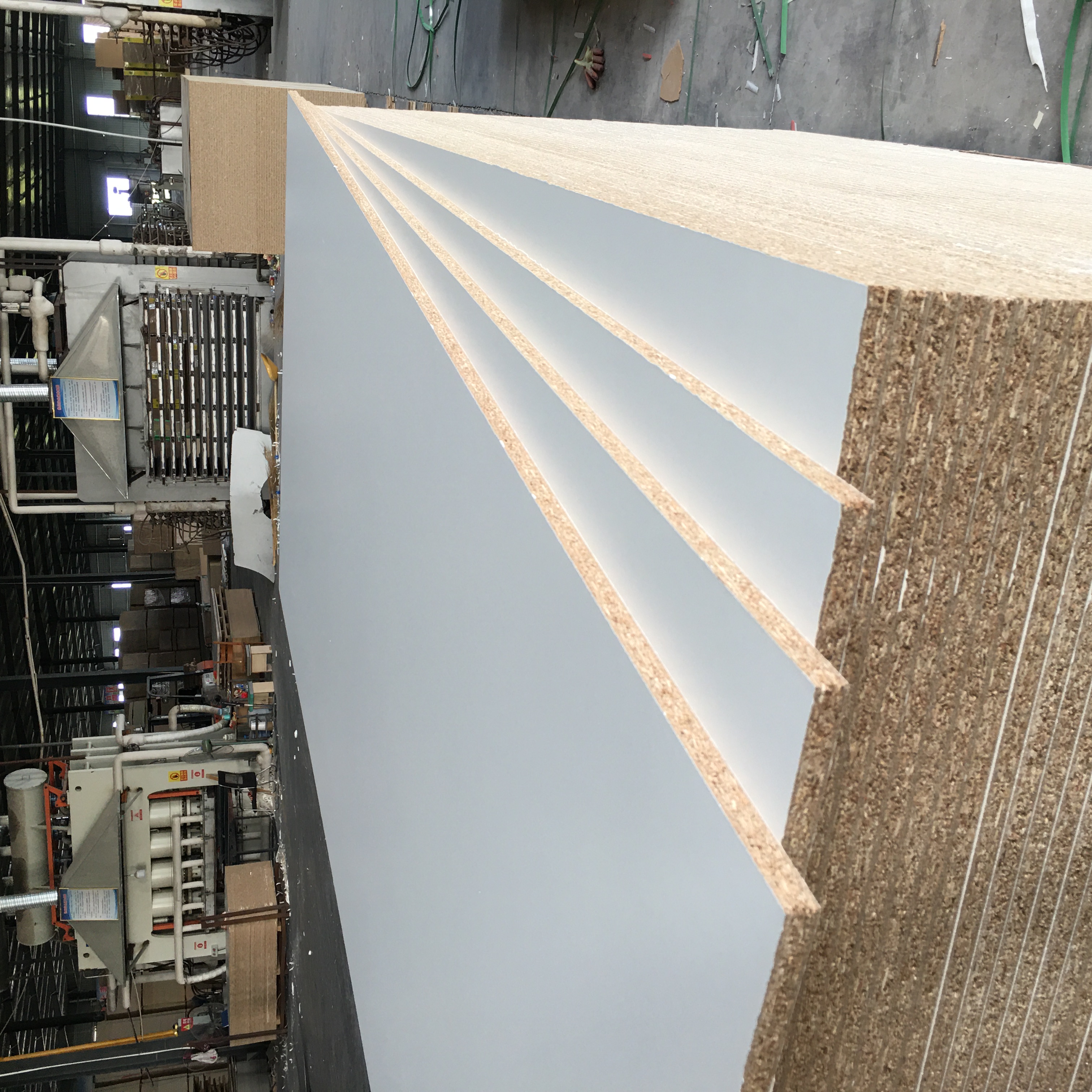 Melamine particle board