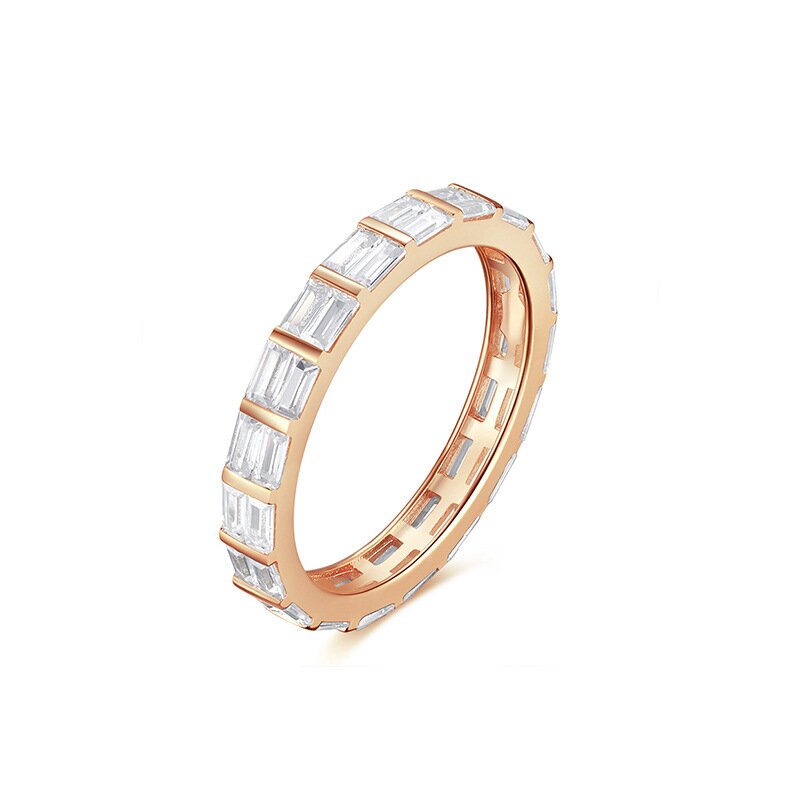 Europe and the United States diamond ring women cold fashion simple ring
