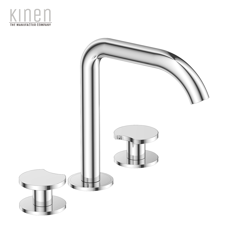 Kinen Elite Series 3-hole Basin Mixer in Chrome
