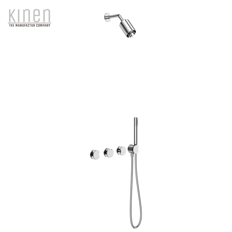 Kinen Elite Series Shower Set For Concealed Installation in Chrome