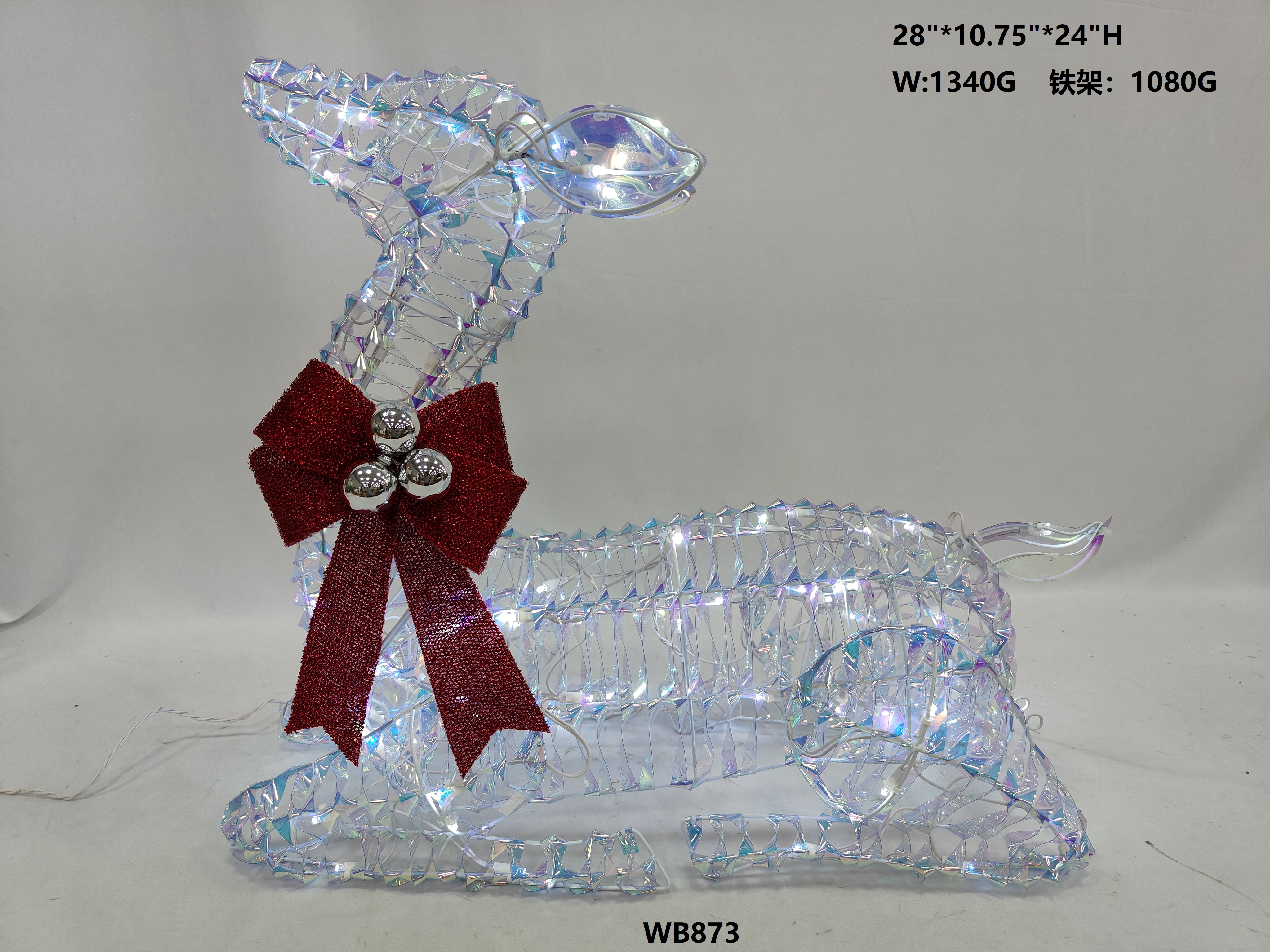 chritsmas decor led deer