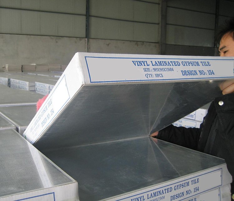 Pvc Gypsum Ceiling Tiles