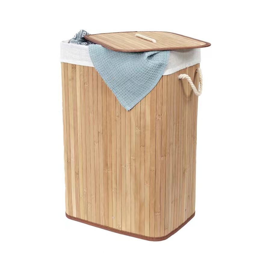 Bamboo storage basket