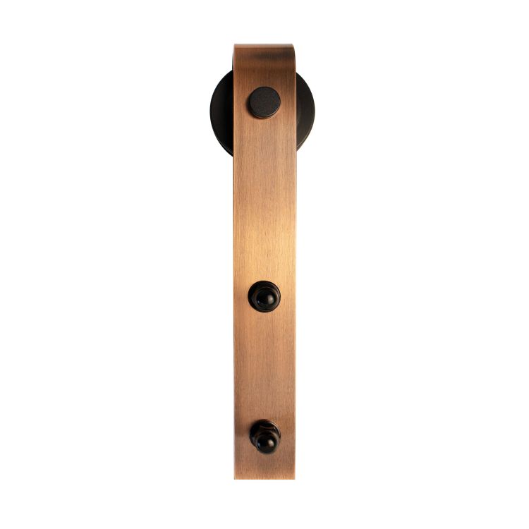 Barn door hardware