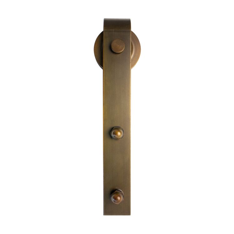 Barn door hardware