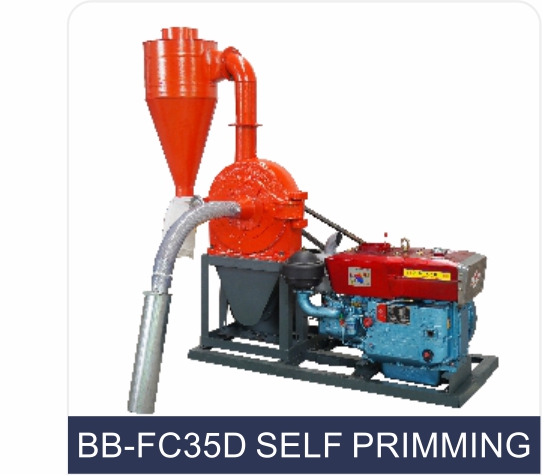 Self priming disc mill
