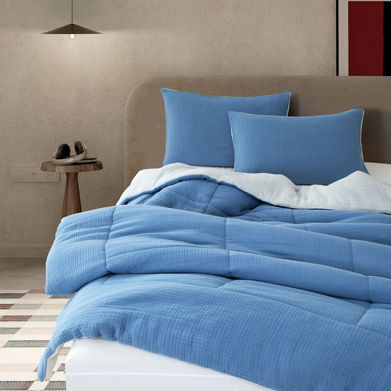 100% Cotton 3 Layer Sheer Quilt