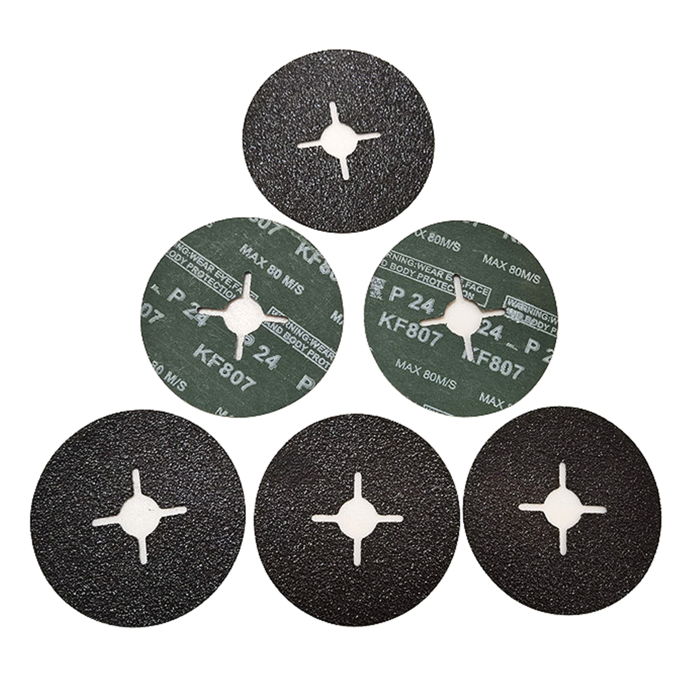 Fibre Disc Aluminum Oxide Resin Fiber Discs For bike frame carbon Polishing