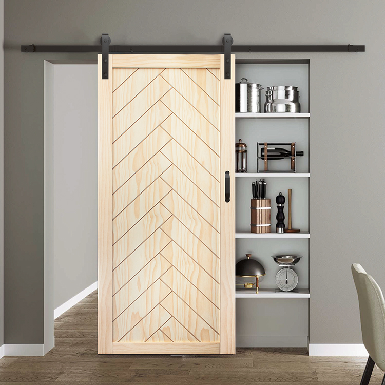Wooden barn door