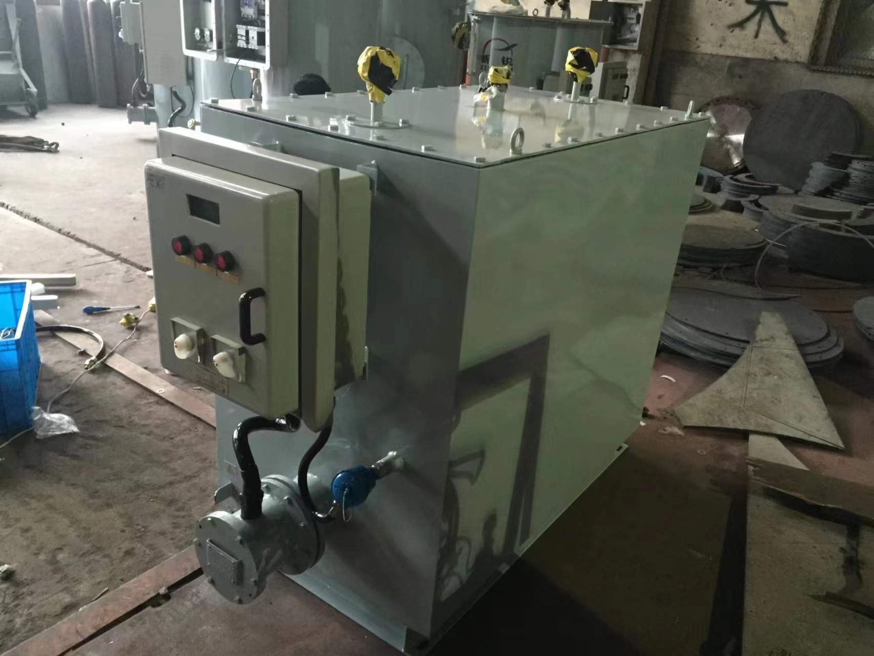 LO2, LN2, LAr , LCO2, LPG water bath vaporizer