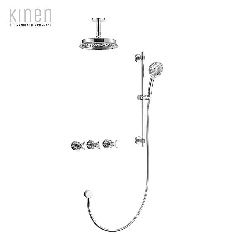 Kinen Danube Series Shower Set For Concealed Installation in Chrome