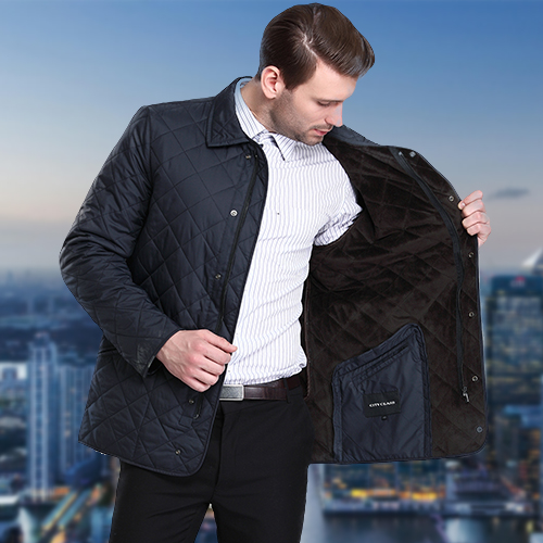 CITY CLASS CC15307 Spring Autumn Classic Men Jacket Coat for Male