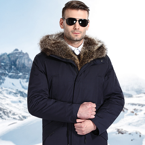 CITY CLASS CC17843 Fashion Casual Men Parka Jacket Coat for Male Top Sale Winter