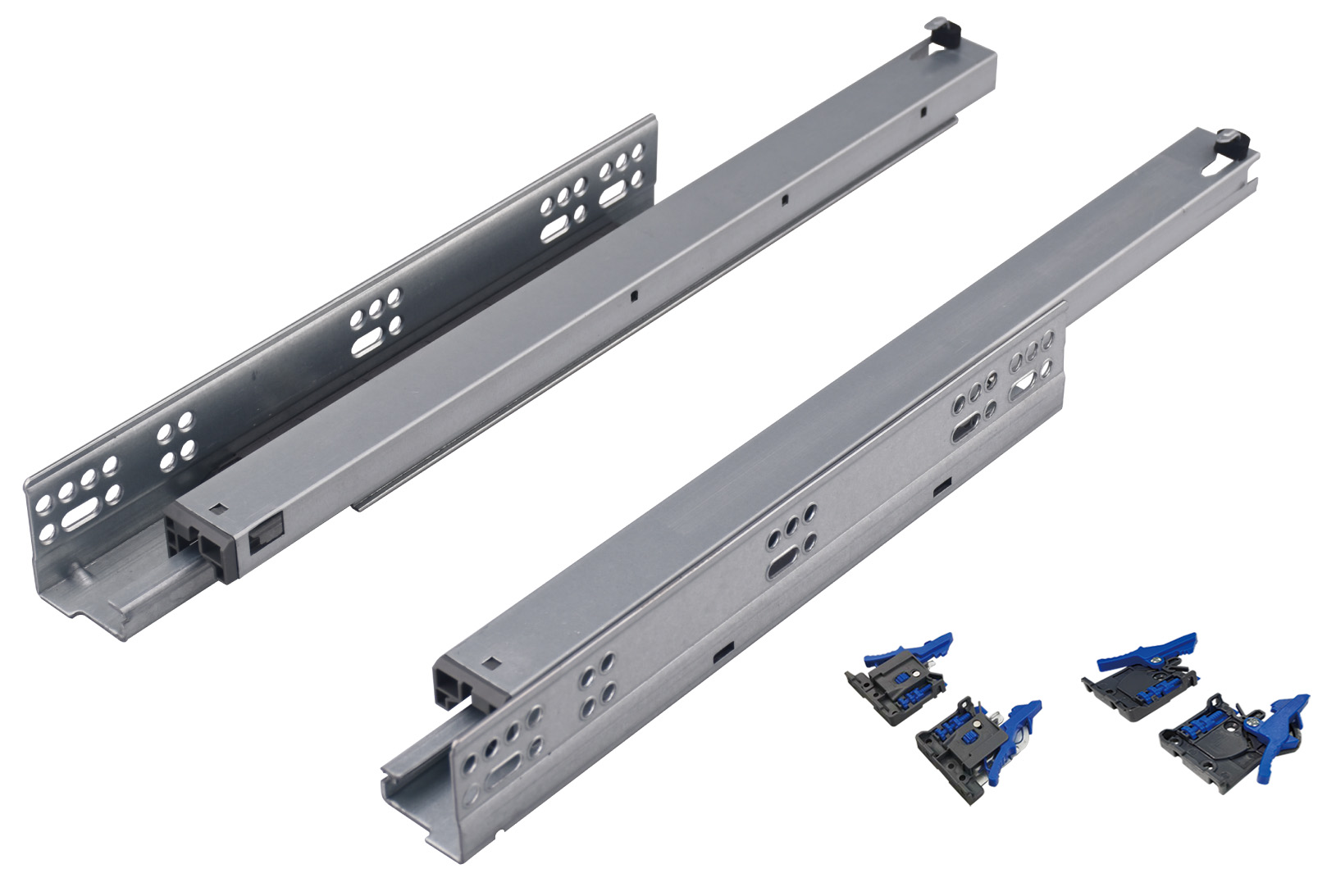 Soft-Closing & Push-Open Synchronized Concealed Undermount Slide
