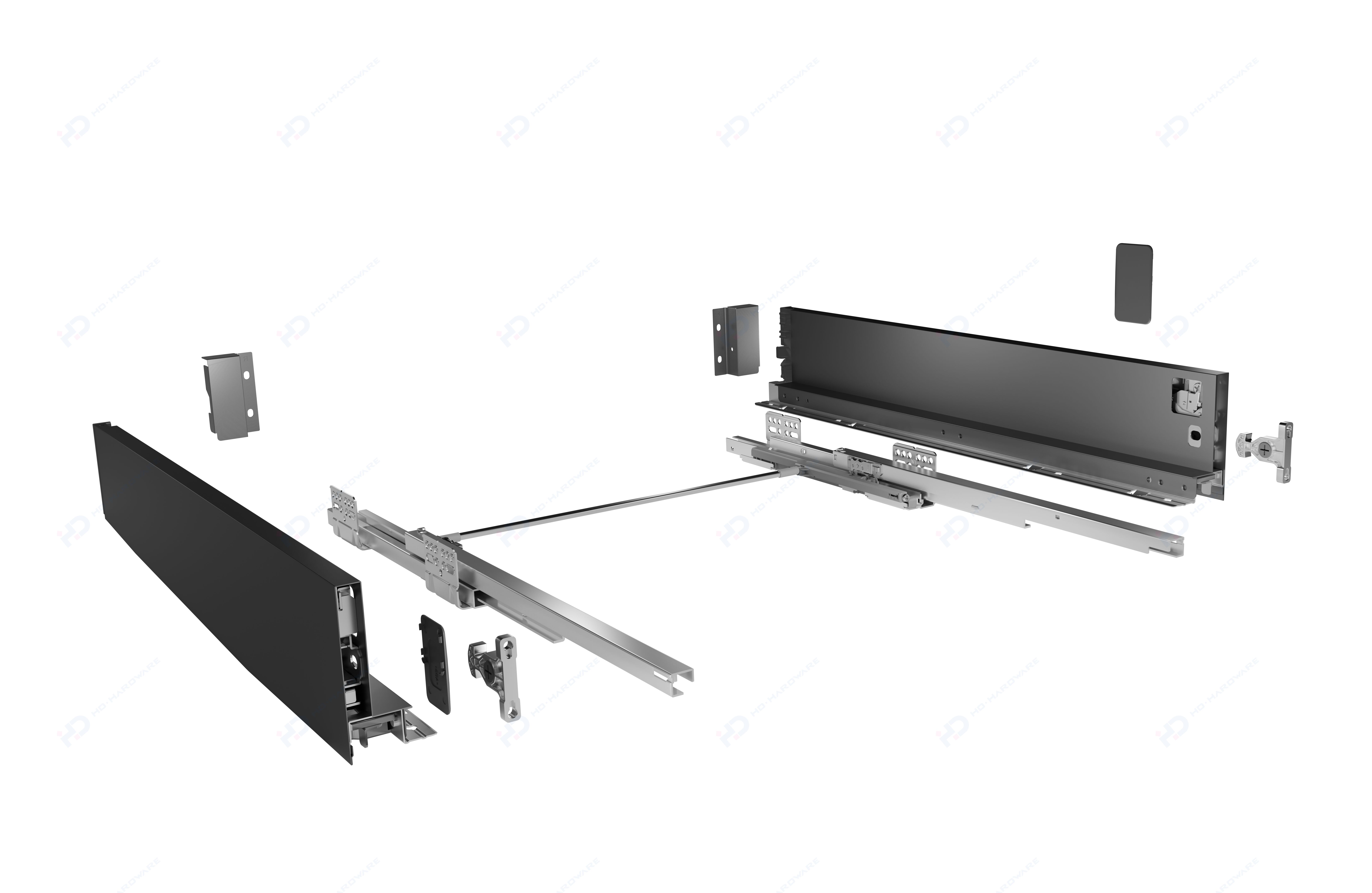 5D Adjustment Push-open Slim Drawer Box