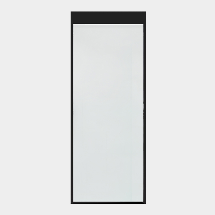 Glass barn door