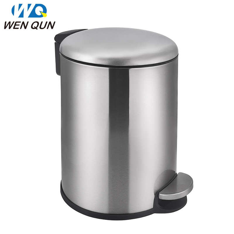 Round trash bin