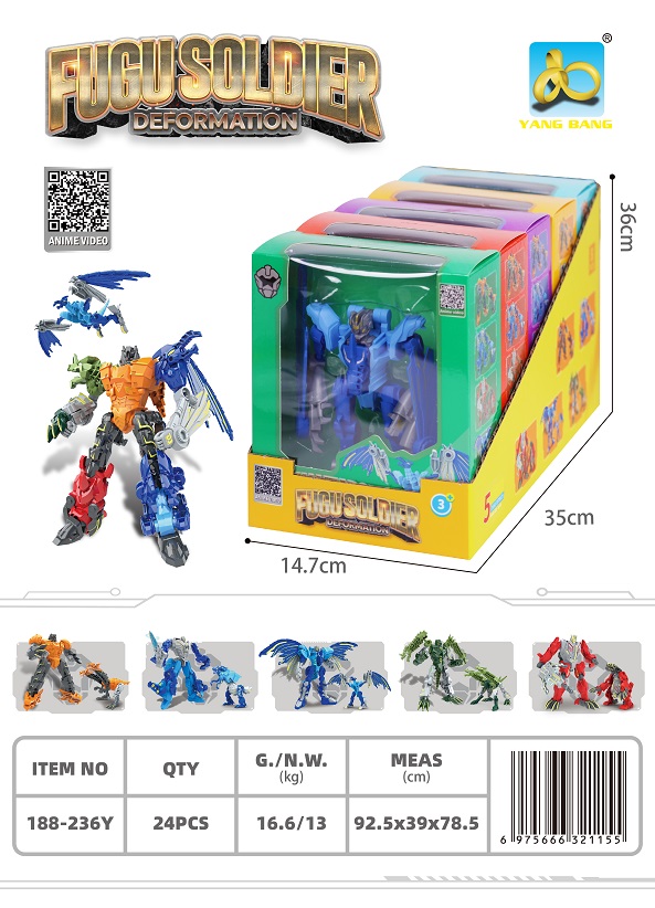Beast robot deformation toy