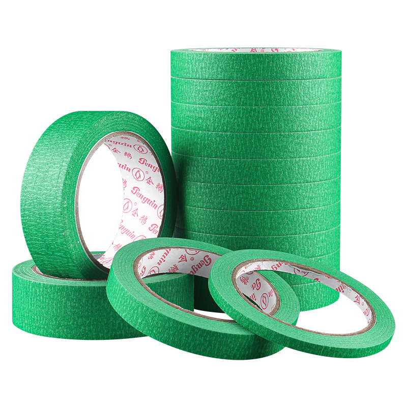 Green Masking Tape for building decoration & Spray Painting 18mmx25m